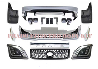 Pièces automobiles pour Toyota Prado FJ120 Conversion Facelift Kit carrosserie 2003-2009 Mise à niveau vers les kits carrosserie de conversion Modellista Prado