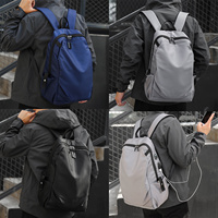 Sac à dos pour ordinateur portable professionnel, personnalisé en usine, imperméable, en nylon léger, design ergonomique, pour l'école, le collège, les étudiants