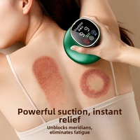 Appareil de massage électrique Gua Sha transfrontalier à forte aspiration, rechargeable, pour usage domestique, avec ventouses et glisseurs, et contrôle de la minuterie