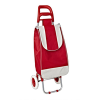 Ventes bon marché Mini chariot à main Trollry Bagages pliants d'extérieur Chariot à légumes Oxford Sac avec roue