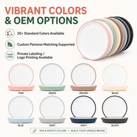 Assiette à ventouse en silicone pour bébé, design minimaliste, pour aliments complémentaires