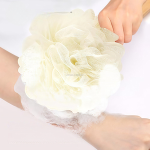 Brush Sponge <strong>Simple</strong> Design Loofah Wood Handle <strong>Exfoliating</strong> 6 Color Massage Brushes Soft Mesh Back Body Bath Shower Scrubber - Product Image 4