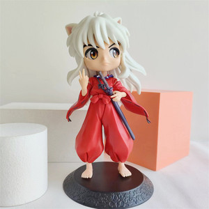 5ชิ้น/เซ็ต Qposket Inuyasha Sesshoumaru <span class=keywords><strong>Higurashi</strong></span> Towa Setsuna Moroha ตุ๊กตาตกแต่งอนิเมะ15-16ซม. - Product Image 3
