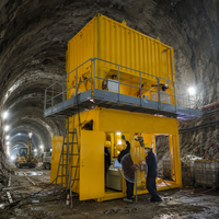 Centrale de mélange de coulis industrielle automatique haute pression pour la construction de fondations de tunnels et de barrages, avec pompe hydraulique pour silo de ciment colloïdal