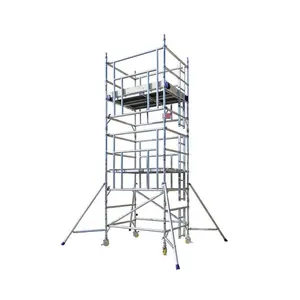 Zeemo Construction Mobile Access Tower Scaffolding Adjustable Scaffold Tower With Ladder Types And Height Adjustable Wheels