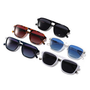 แว่นกันแดดทรงสี่เหลี่ยม Conchen Men รุ่น TR90 กรอบ TR90 เลนส์ TAC ป้องกันรังสียูวี 400 เหมาะสำหรับขับรถ เดินทาง แฟชั่น - Product Image 2