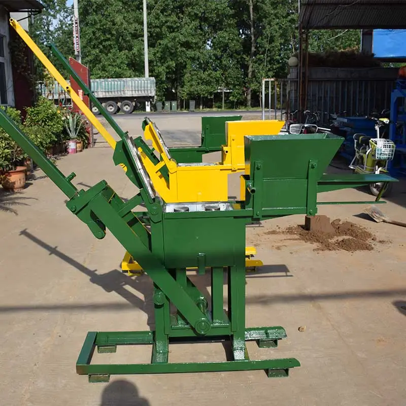 Easy To Operate Qualified Manual Type Cheap Ecological Machine For Making Brick Block