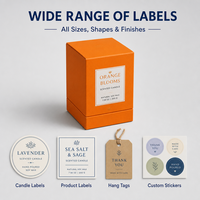 Boîte en carton pour bougies avec impression UV pour bougies d'aromathérapie, emballage cadeau, expédition rapide ODM, vente en gros et au détail