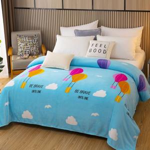 Manta de Franela de Poliéster a Rayas Color Coral para Verano, Aire Acondicionado, Oficina, <span class=keywords><strong>Siesta</strong></span>, Sofá, Individual, Ligera, para Viaje - Product Image 2