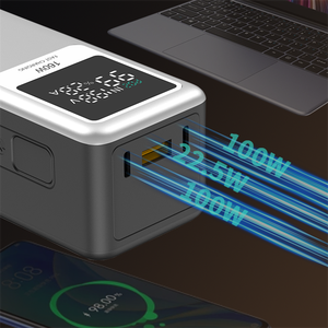Banco de Energía y Estación de Carga de Alta Velocidad de 30000 mAh con Luz, Banco de Energía Seguro con Carga Rápida de 100 W PD para Laptop <span class=keywords><strong>HP</strong></span> - Product Image 3