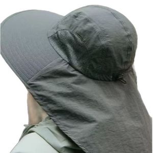 Summer Fisherman Hat Army Green Wide Brim Sun Protection Breathable <b>Waterproof</b> Outdoor Hiking Tea Picking Hat Unisex - Product Image 5