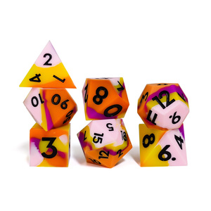 2025 personnalisé nouveau produit ensemble <span class=keywords><strong>de</strong></span> dés en Silicone forme polyédrique pour mdn table jeux <span class=keywords><strong>de</strong></span> rô<span class=keywords><strong>le</strong></span> usine fabricants en gros - Product Image 6