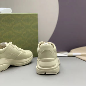 Hot Selling Women's Dad <b>Shoes</b> Luxury Designer Genuine <b>Leather</b> Customized Heightened Thick <b>Sole</b> <b>Mens</b> Sneakers - Product Image 3