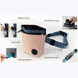 Manyetik kapatma bel atık torbası kese ile köpek bakımı su geçirmez eller serbest ile özelleştirilmiş köpek eğitim kılıfı - Product Image 6