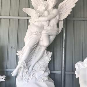 Escultura de Mármol de Figuras Mitológicas Románticas de la Mitología Griega - Product Image 3