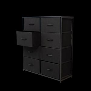 Modern Living Room Fabric <b>Cabinets</b> Freestanding Durable Stainless Steel MDF Panel Pine Various Color Dresser for Bedroom - Product Image 5