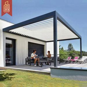 <span class=keywords><strong>Abri</strong></span> d'ombrage en aluminium d'extérieur 3X3 3X4 4X3 4X4 4X5 4X6 <span class=keywords><strong>6X3</strong></span> 6X4 6X5 6X6M avec côtés pour <span class=keywords><strong>jardin</strong></span>, patio, cour, pergola - Product Image 1