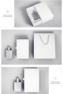 Scatola di carta per imballaggio regalo con stampa personalizzata con profumo di gioielli speciali - Product Image 5