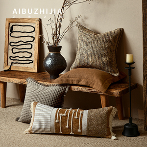 AIBUZHIJIA Accent <strong>Pillow</strong> Elegent Luxury Throw <strong>Pillow</strong> Cover Home Decor Cushion Cover Modern Sofa Cushion - Product Image 3