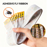 Pièges à moucherons jetables non toxiques collants pour mouches des fruits Piège à colle transparent pour fenêtre transparente Pièges à mouches adhésifs