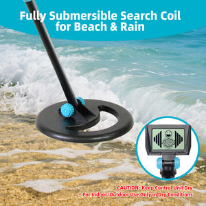 AllsunTS20B Impermeabile <span class=keywords><strong>Metal</strong></span> <span class=keywords><strong>Detector</strong></span> Tenuto In Mano Portatile di Lunghezza Regolabile per il Capretto Giocattolo Per Bambini Beach Ricerca Sotterraneo - Product Image 4