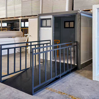 Cabine de douche et toilettes portables conformes ADA, toilettes mobiles pour fauteuils roulants, salle de bain préfabriquée pour personnes handicapées, extérieur