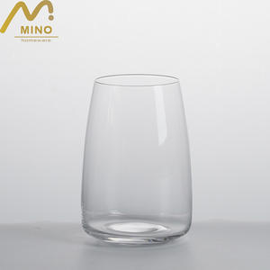 Verres à vin sans pied en cristal soufflé à la bouche de haute qualité, ovales, sans plomb, lavables au lave-vaisselle, pour la maison, les mariages et les événements - Product Image 6