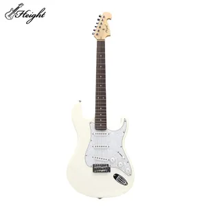 2022 Fast Shipping ST Electric Guitar Kit Solid Bass Wood Guitar Electric 6 Strings Guitarra Electrica Guitarras-electricas-