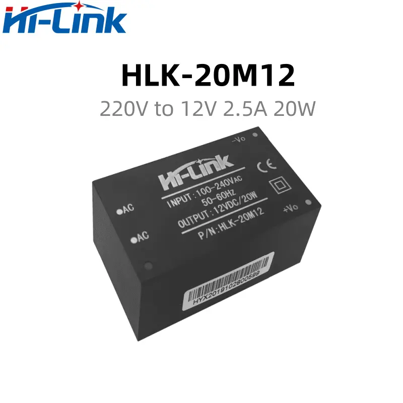 An toàn cao cách ly Hi liên kết 20W 5V/9V/12V/15V/24V Đầu Ra HLK-20M12 AC DC chuyển đổi Mô-đun Cung cấp điện với CE/RoHS