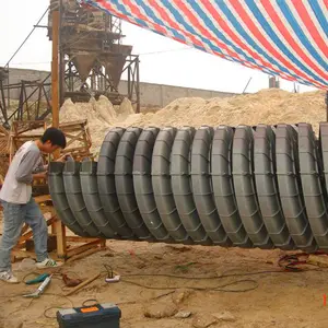 Usine de traitement et de Production de minéraux d'or 1000Tpd, séparateur en spirale Humphrey, goulotte en spirale en fibre de verre