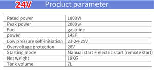 Im lặng xách tay máy phát điện biến tần 220V/12V DC/24V Single-phase 60Hz xăng đơn vị với EPA giấy chứng nhận 12V nhà - Product Image 3