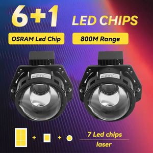 E201 DGLS 120W RHD/LHD 12V 10000LM 6000K ip68 voiture double lentille bi-led projecteur 3.0 pouces bi led projecteur laser - Product Image 2
