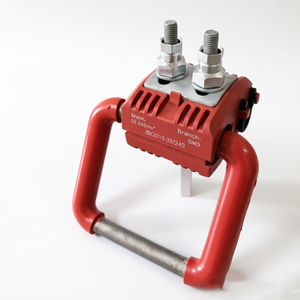 Pince de terre à perforation d'isolation de type JBCD haute sécurité pour équipements électriques de lignes aériennes - Product Image 1