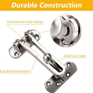 <span class=keywords><strong>Serrure</strong></span> de <span class=keywords><strong>porte</strong></span> de sécurité à domicile, Serrures à barre battante pour <span class=keywords><strong>porte</strong></span> <span class=keywords><strong>d</strong></span>'<span class=keywords><strong>entrée</strong></span> <span class=keywords><strong>Serrure</strong></span> de renfort à domicile pour portes battantes pestillo pestillo - Product Image 3