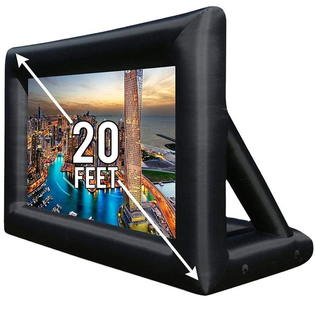 20 Feet Inflatable Projection Screen Waterproof Durable Inflatable Outdoor Event Theater