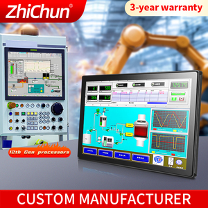 Moniteur industriel à cadre ouvert de 7'' à 32'', montage mural VESA, IP65, écran tactile SCADA PLC, ordinateur d'automatisation - Product Image 1