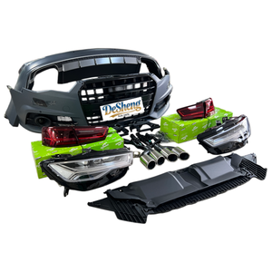 Qualité supérieure, pour <span class=keywords><strong>Audi</strong></span> A6, mise à niveau vers <span class=keywords><strong>RS6</strong></span>, pièces de voiture, pare-chocs, phares, calandre, ailerons, pare-chocs arrière, ailes, capots, <span class=keywords><strong>prix</strong></span> bas - Product Image 3