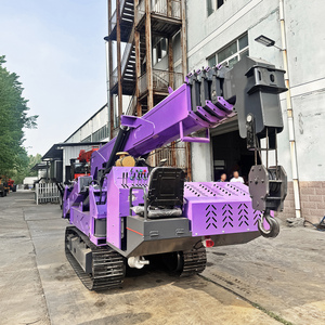 <span class=keywords><strong>Gru</strong></span> a ragno semovente con braccio personalizzabile, mini <span class=keywords><strong>gru</strong></span> a ragno cingolata con stabilizzatori idraulici - Product Image 4