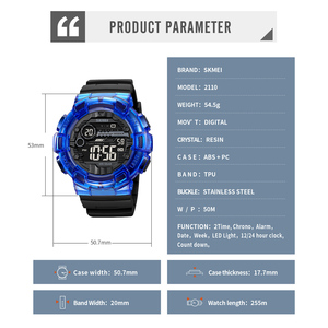 Montre Digitale de Sport Étanche Skmei 2110 <span class=keywords><strong>G</strong></span>-<span class=keywords><strong>Shock</strong></span> pour Homme - Product Image 6