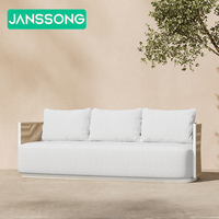 Muebles de aluminio para exteriores, mimbre de ratán, conjunto de sofás de jardín tejidos, conjunto de muebles de patio, sofá de jardín de metal para hotel