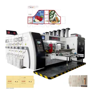 Precio favorable Impresión de cartón Ranurado Maquinaria troqueladora Máquina de impresión flexográfica para cajas