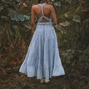 Vestidos de Otoño de Nuevo Diseño para Mujer, Vestidos Casuales Elegantes y Modestos, Vestido de Lino sin Mangas de Alta Calidad para la Noche - Product Image 2