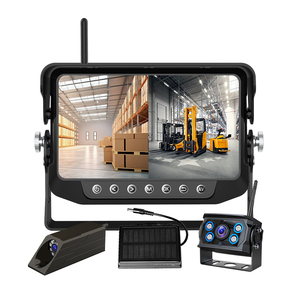 IP67 Waterproof Screen With Magnetic Wireless <b>Camera</b> for Side View and Backup Reverse Forklift, <b>Solar</b> Power Bank Wireless- FR-SR - Product Image 1
