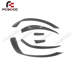Aileron de pare-chocs avant en fibre de carbone pour <span class=keywords><strong>Mercedes</strong></span> <span class=keywords><strong>Benz</strong></span> Classe <span class=keywords><strong>A</strong></span> W176 <span class=keywords><strong>AMG</strong></span> A45 Pièces automobiles - Product Image 3