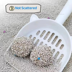Areia para Gatos OEM de Fábrica, Controle de Poeira, Arena para Gatos em Forma de Bola, Areia de Bentonita Agregadora - Product Image 3