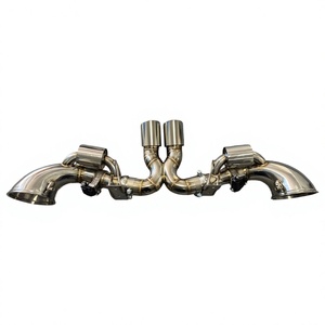 Sistema de escape de acero inoxidable Vortex Racing para Porsche 992 GT3 de seis cilindros en línea atmosférico, piezas de ajuste de sonido de alto rendimiento. - Product Image 1