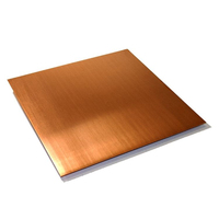 Plaque de bronze pur à 99 % C1100 C11000 T2, découpe sur mesure, finition brillante, usage industriel