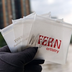 Bolsa de almacenamiento de seguridad con cierre de cordón de PVC EVA con logotipo personalizado, bolsa de polvo de joyería de terciopelo, Color de tamaño personalizado para collares y pendientes - Product Image 4