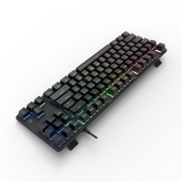 Clavier de jeu mécanique TKL personnalisé en plusieurs langues (allemand, français, espagnol, arabe, AZERTY) - Clavier français, espagnol, arabe, allemand