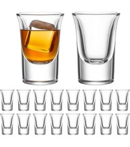 <span class=keywords><strong>Linnea</strong></span> : Verre à shot transparent à base épaisse de 1 oz pour la dégustation de vin, les shooters, les cocktails, la tequila - Product Image 5